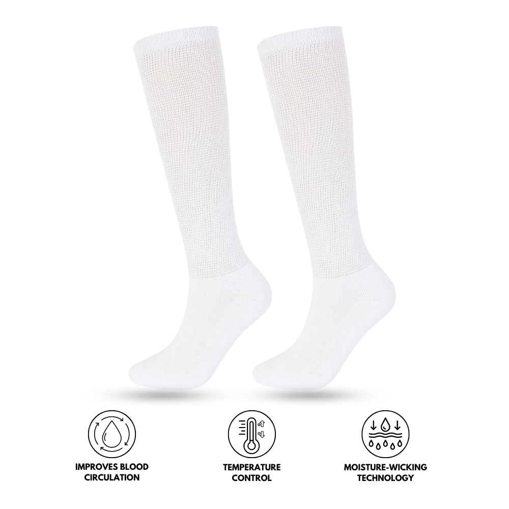 HF Diabetic Comfort Socks - Moisture-Wicking Technology for Enhanced Blood Circulation