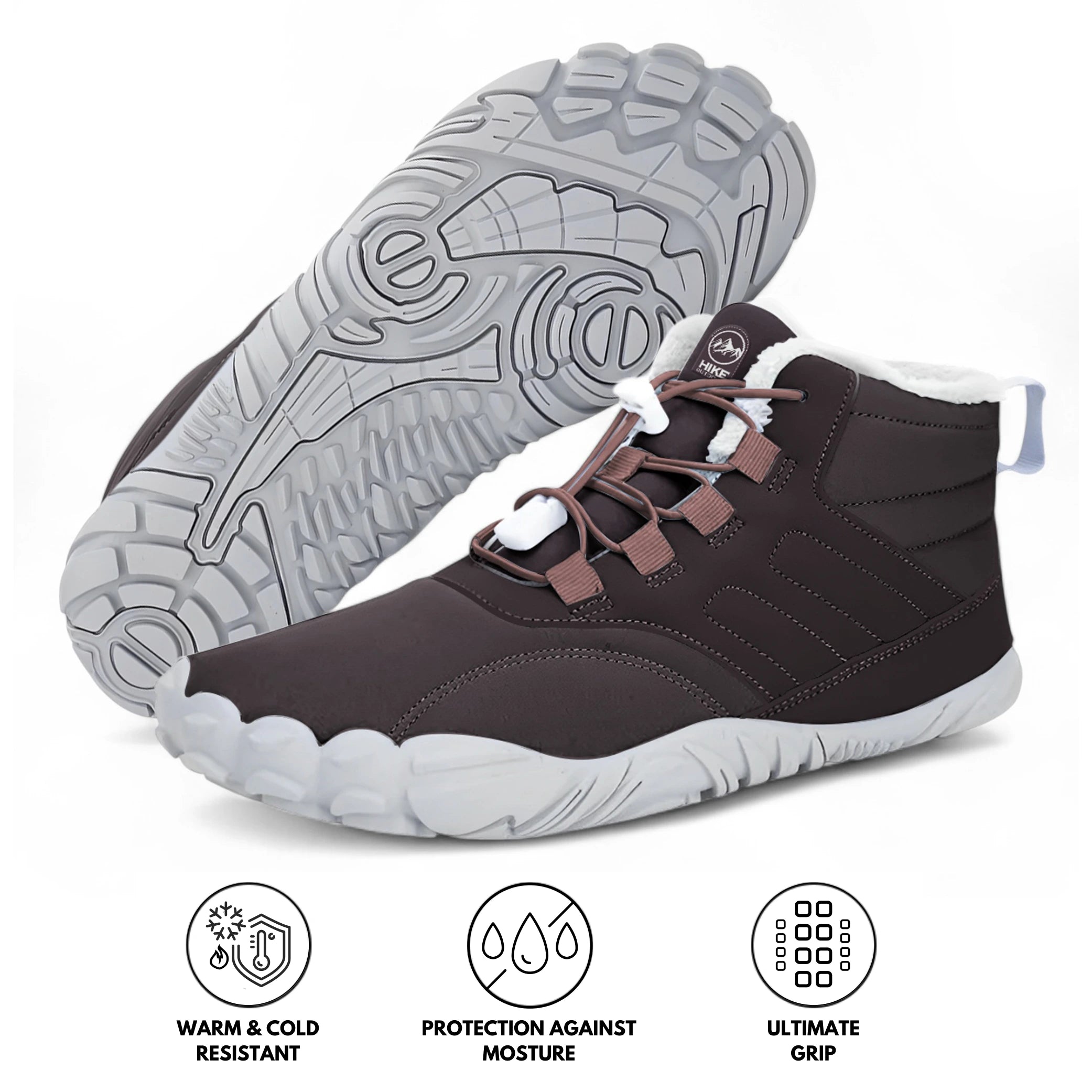 Caspar Pro - Anti-slip & Waterproof Winter Barefoot Shoe (Unisex)