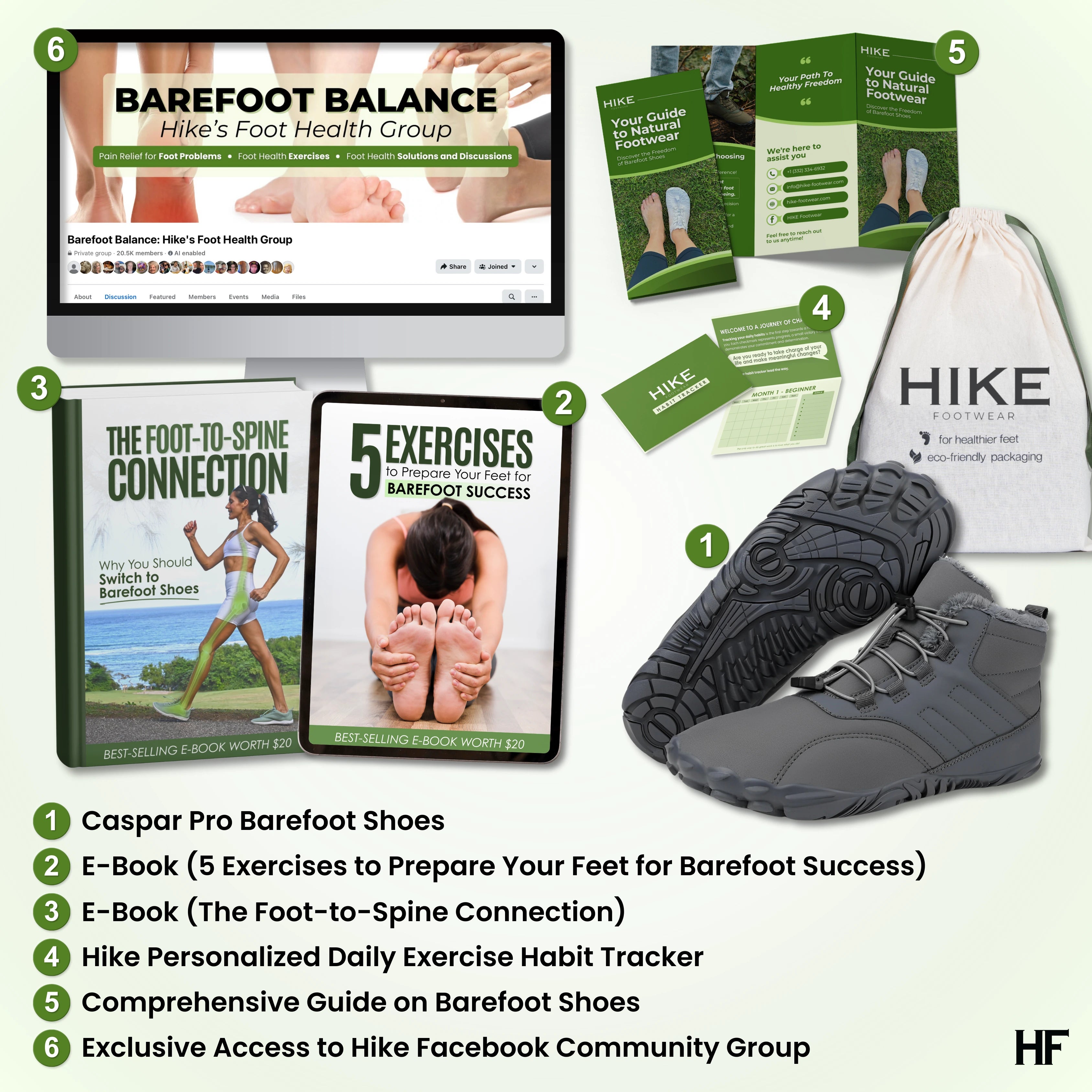 Caspar Pro - Non-slip & Waterproof Winter Barefoot Shoe (Unisex)