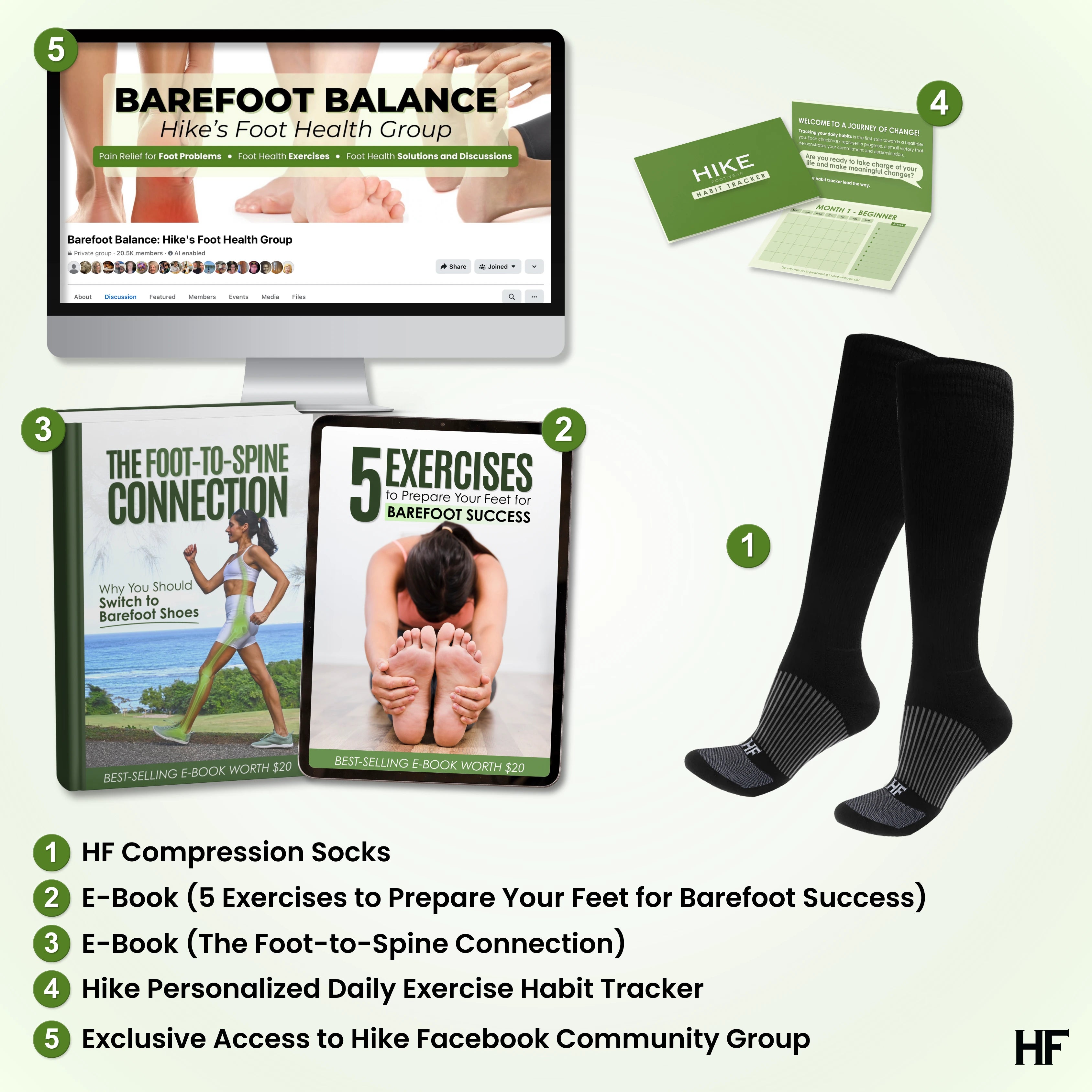 HF Compression Socks - For Boosting Blood Circulation