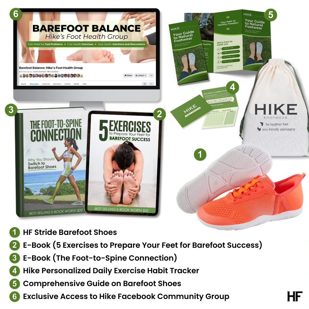 HF Stride – Hands-Off & Ergonomic Barefoot Shoes (Unisex)