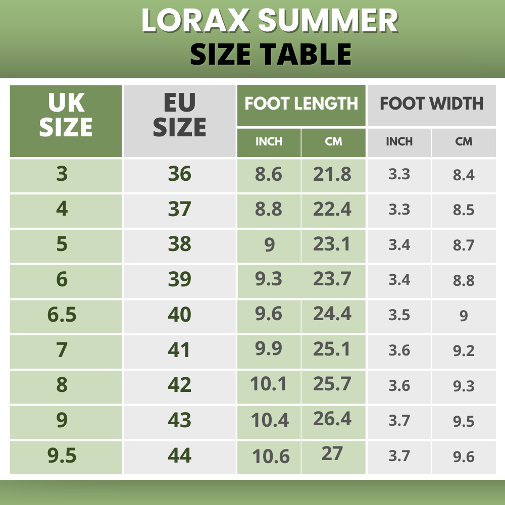 [NOUVEAU] Lorax Summer - Chaussures pieds nus saines et antidérapantes (Unisexe) (BOGO)