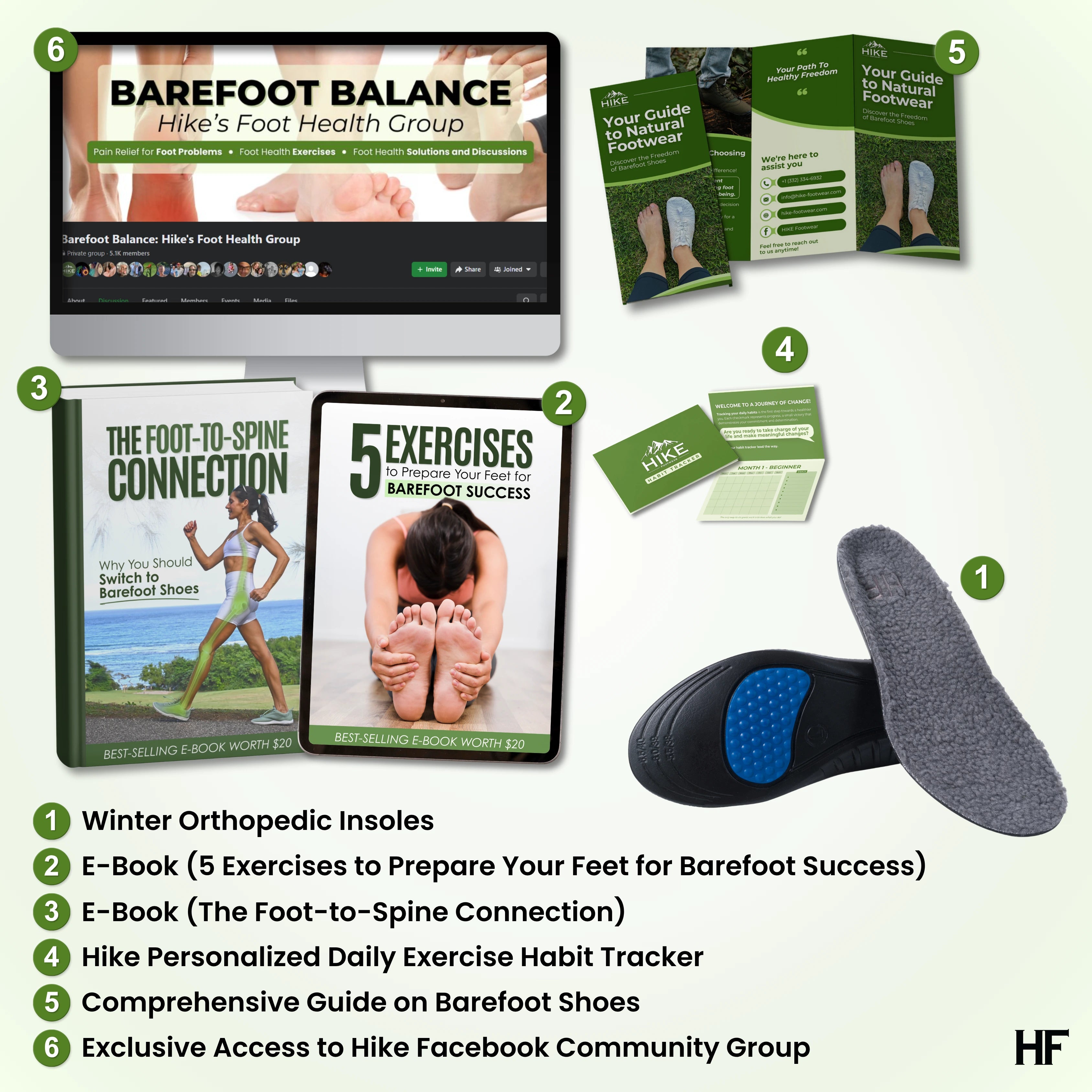 HIKE® Winter Orthopedic Insoles - Warm, Shock-absorbing, Pain-relieving Foot Pads