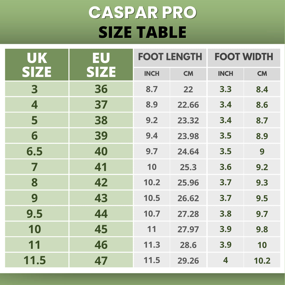 Caspar Pro - Antypoślizgowe i wodoodporne zimowe buty barefoot do chodzenia (unisex)