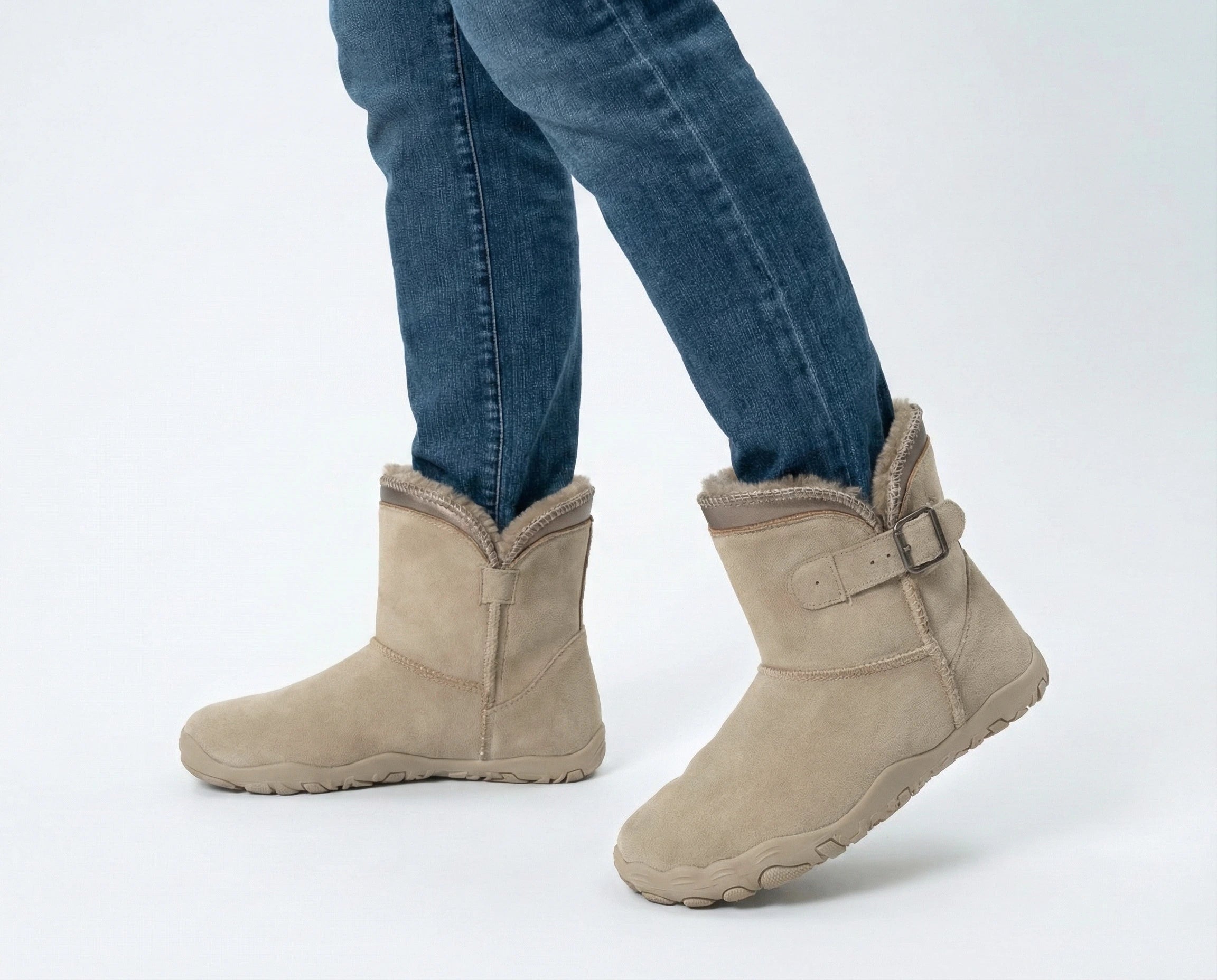 [NEW] Cozely - Women’s Fur-Lined & Ergonomic Barefoot Shoes (BOGO)